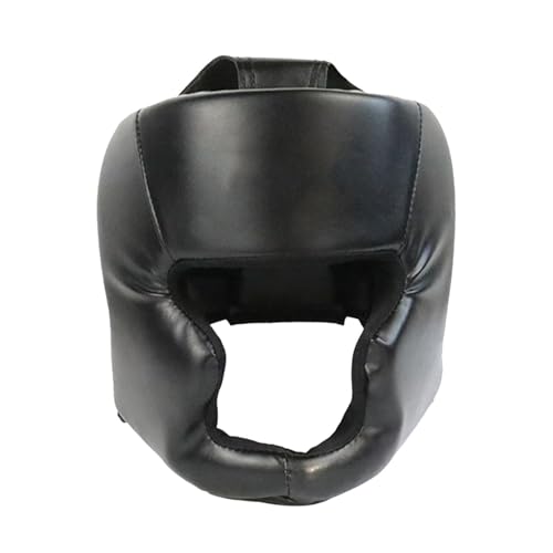 Box-Kopfschutz – PU-Leder-Kopfschutz für Boxen, MMA | Helmschutz für MMA, stoßdämpfende Box-Kopfbedeckung für Erwachsene, und Mädchen, Verstellbarer, gepolsterter Kara-Kopfschutz, Kopfschutz von Ziurmut