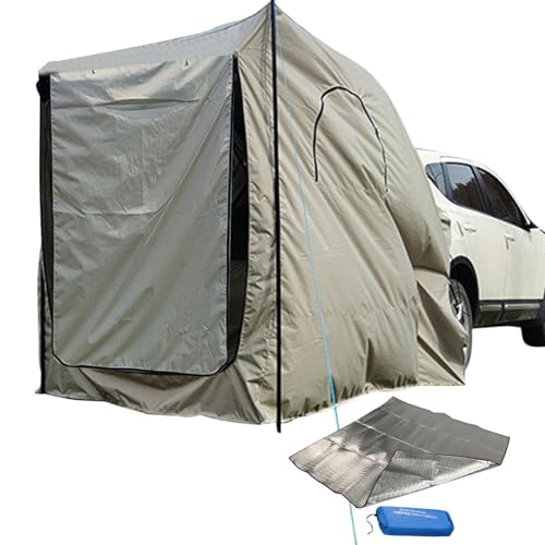 SUV Heckzelt, 150 * 200 cm wasserdichtes Fahrzeugzelt für Camping, Kofferraumzelt mit großer Kapazität, multifunktionales Auto-Campingzelt, Autozelt mit Bodenmatte für Auto, MPV, SUV, Pickup, von Ziurmut