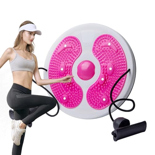 Waist Twisting Disc, Waist Twist Machine, Abdominal Exercise Equipment Waist Trainer Massage Foot Sole Twist Board for Full Body Toning Workout von Ziurmut