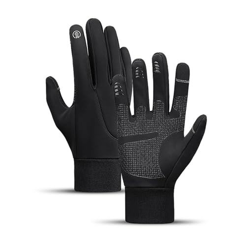 Zktfyshk Warme Handschuhe, wasserdichte Fahrradhandschuhe, Winter, Vollfinger, dick, warm, Weihnachten, Touchable Screen Handschuhe für Familie und Freunde von Zktfyshk