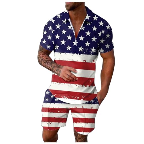 Sommer Outfit Herren Sommer Hemd Und Hose Für Herren Jogginganzug Streetwear Zweiteiler Sport Leinenanzug Sportanzug Jogginganzug Herren Set von Znifnisy