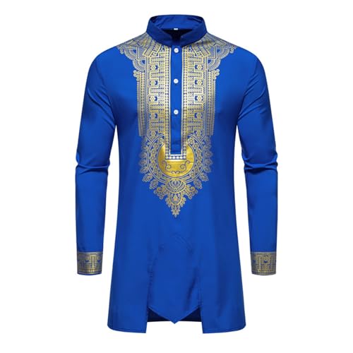 Znifnisy Herren Middle East Thobe mit Hosen und Muslim Langarm Thobe Lose Kaftan Dubai Arab Kaftan Kleidung Herren Islamische Kostüm Afrikanischer Dashiki für Herren Anzüge Outfits von Znifnisy