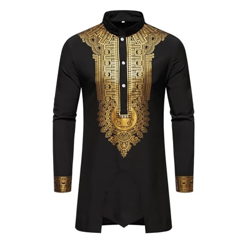 Znifnisy Herren Middle East Thobe mit Hosen und Muslim Langarm Thobe Lose Kaftan Dubai Arab Kaftan Kleidung Herren Islamische Kostüm Afrikanischer Dashiki für Herren Anzüge Outfits von Znifnisy