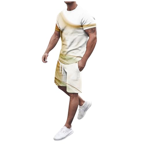 Znifnisy Jogginganzug Herren Set Kurzarm Blood Drucken Kostüme Sportanzug Teenager Outdoorwear Sommer Kleidung Trainingsanzug Sommer Trainingsanzug Herren von Znifnisy