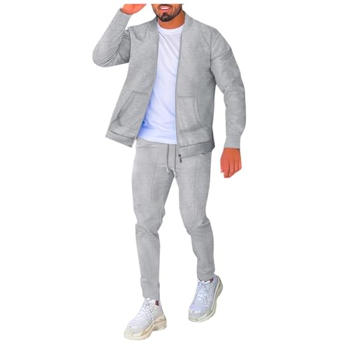 Znifnisy Sportanzug Colour Blocking Trainingsanzug Lounge Wear Trainingsanzug Casual Jogginganzug Tracksuit Zipper Kapuzenpullover von Znifnisy