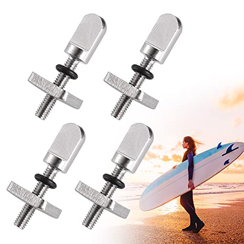 Zocipro 4 Stück Surfbrett Finnen Schraube, Edelstahl Finnenschraube, Silber Surfboard Finnenschrauben Universal Flossenschrauben für Longboard, SUP, Paddle Board, Fin Plate Kit Zocipro 4 Stück Surfbrett Finnen Schraube, Edelstahl Finnenschraube, Silber Surfboard Finnenschrauben Universal Flossenschrauben für Longboard, SUP, Paddle Board, Fin Plate Kit von Zocipro