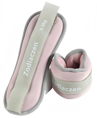 ZodiacZen Gewichtsmanschetten Fuß, Armgewichte Handgelenkgewichte Set, 2 * 0.3Kg Handgewichte, Fußgewichte und Fußgelenkgewichte für Anfänger und Kinder, Bewegung, Laufen, Joggen, Gymnastik,Rosa ZodiacZen Gewichtsmanschetten Fuß, Armgewichte Handgelenkgewichte Set, 2 * 0.3Kg Handgewichte, Fußgewichte und Fußgelenkgewichte für Anfänger und Kinder, Bewegung, Laufen, Joggen, Gymnastik,Rosa von ZodiacZen