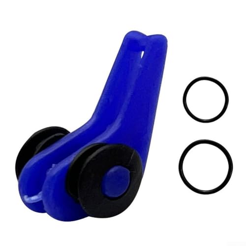 Angelhaken für schnelle Köder, praktisch und praktisch, 10 Stück/Beutel, Kunststoffmaterial (blau) von Zoegneer