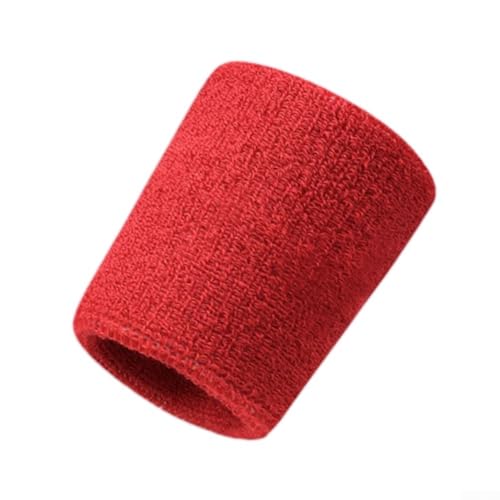Handgelenk-Schweißbänder für Sport, verschleißfestes Material (rot) von Zoegneer