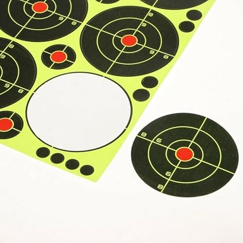 Zoegneer 90 Stück Papier-Zielscheibe, PVC, selbstklebend, zum Üben, für drinnen oder draußen, 7,6 cm Zoegneer 90 Stück Papier-Zielscheibe, PVC, selbstklebend, zum Üben, für drinnen oder draußen, 7,6 cm von Zoegneer