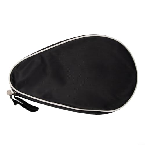 Zoegneer Professionelle und kompakte Tasche für Tischtennisschläger, Kürbis-Typ Paddeltasche, staubdichte Aufbewahrungstasche (schwarz) von Zoegneer