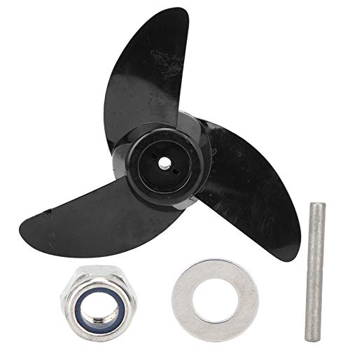 Außenbordpropeller, Bootspropeller, Marine-Außenbordpropeller aus Kunststoff, 3-Blatt-Elektro-Außenbordpropeller für 50lb 60lb 68lb 88lb 12V 48V Trolling-Motoren Moto Boat von Zoeyilan