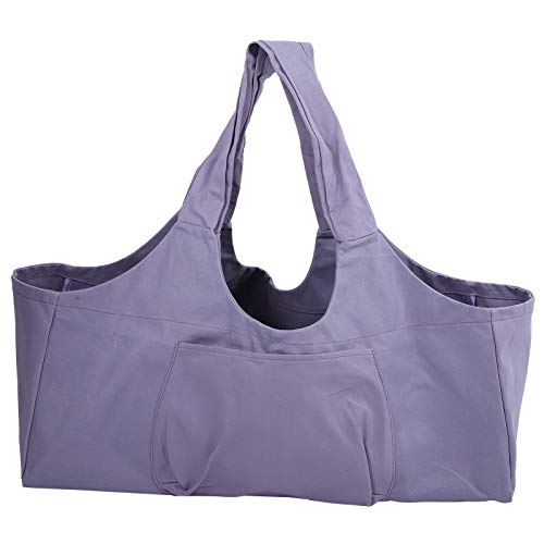 Große Yogamatten-Tasche, große Yogamatten-Tragetasche, Gepäck-Fitness-Kleidungsaufbewahrung, Oneshoulder-Tasche, für Damen und Herren (violett) von Zoeyilan