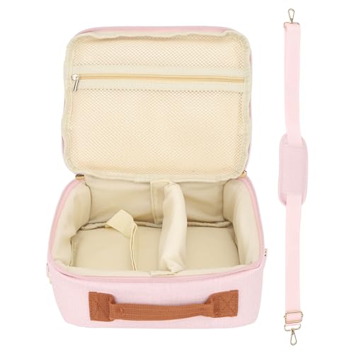 Zoeyilan Tragetasche für Digitalkameras, wasserdichte, stoßfeste Kameratasche, kleine Kamera-Umhängetasche für Fotografen für CP910 1200 1300 DSLR Beige (Rötung) von Zoeyilan