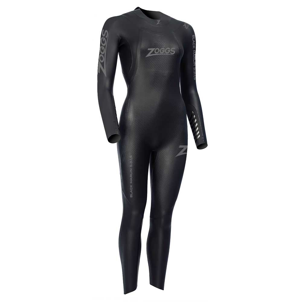 Zoggs Black Marlin Tri-wetsuit 5/3/1.5 Mm Mm Woman Schwarz M von Zoggs