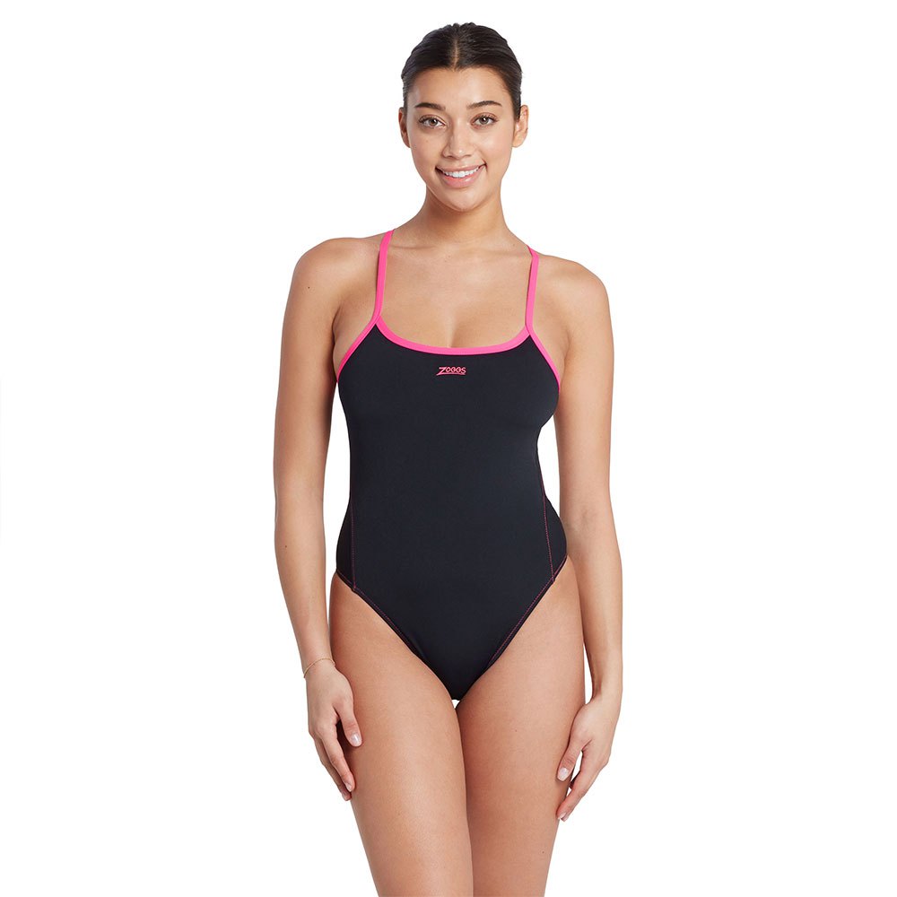 Zoggs Blaze Skyback Swimsuit Schwarz L Frau von Zoggs