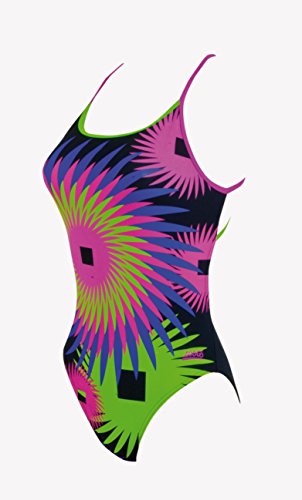 Zoggs Damen Badeanzug Katherine Star Back Schwimmen Costume-Multi, 76,2 cm/15,2 cm Medium Mehrfarbig Zoggs Damen Badeanzug Katherine Star Back Schwimmen Costume-Multi, 76,2 cm/15,2 cm Medium Mehrfarbig von Zoggs
