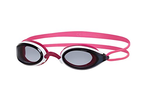 Zoggs Damen Fusion Air Schwimmbrille White/Pink/Smoke, One Size Zoggs Damen Fusion Air Schwimmbrille White/Pink/Smoke, One Size von Zoggs