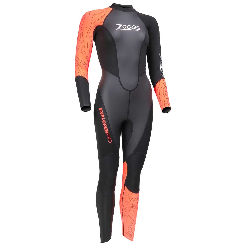 Zoggs Explorer Pro Long Sleeve Neoprene Wetsuit Grau M von Zoggs