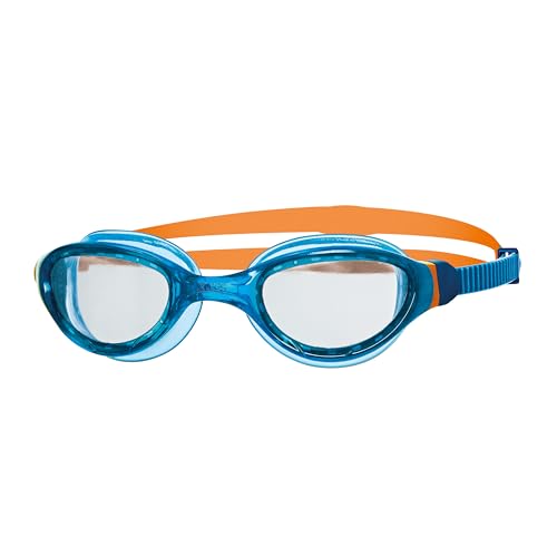 Zoggs Kinder K-rey-zog266ro Phantom 2.0 Junior UV-Schutz und Antibeschlag-Schwimmbrille, Blau/Orange/Transparent, 6-14 Jahre Zoggs Kinder K-rey-zog266ro Phantom 2.0 Junior UV-Schutz und Antibeschlag-Schwimmbrille, Blau/Orange/Transparent, 6-14 Jahre von Zoggs