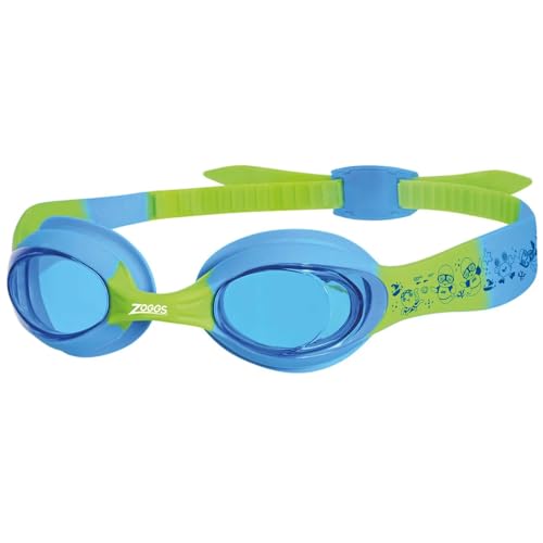 Zoggs Little Twist Schwimmbrille, Blue/Green/Tint, 0-6 Jahre von Zoggs