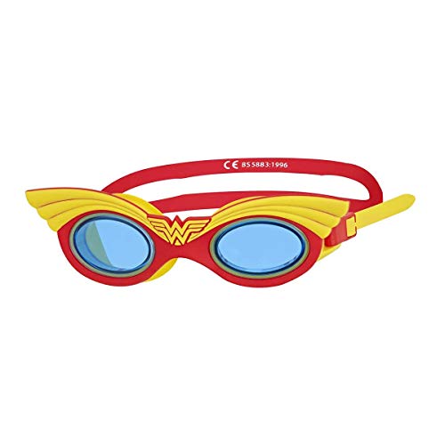 Zoggs Mädchen Wonderwoman-Junior Character Goggle Schwimmbrille, Red, One Size Zoggs Mädchen Wonderwoman-Junior Character Goggle Schwimmbrille, Red, One Size von Zoggs