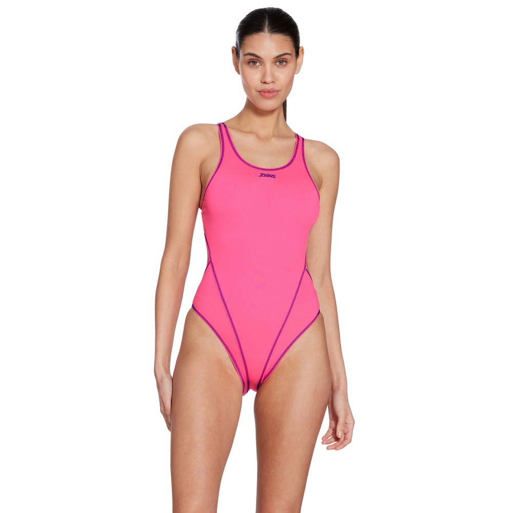Zoggs Melbourne Haxback Swimsuit Rosa 40 Frau Zoggs Melbourne Haxback Swimsuit Rosa 40 Frau von Zoggs