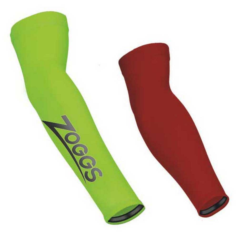 Zoggs Neon Arm Warmers Grün,Rot L Mann von Zoggs