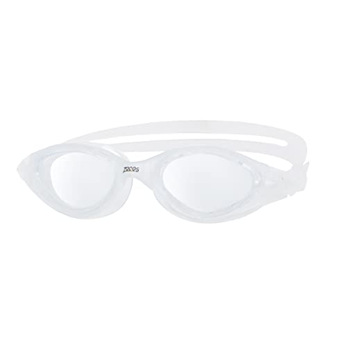 Zoggs Panorama Schwimmbrille Herren Damen mit Getönten Gläsern – Antibeschlag, UV-Schutz, Schnellverstellband, Schwimmbrille für Erwachsene mit Breitem Sichtfeld - Transparent von Zoggs