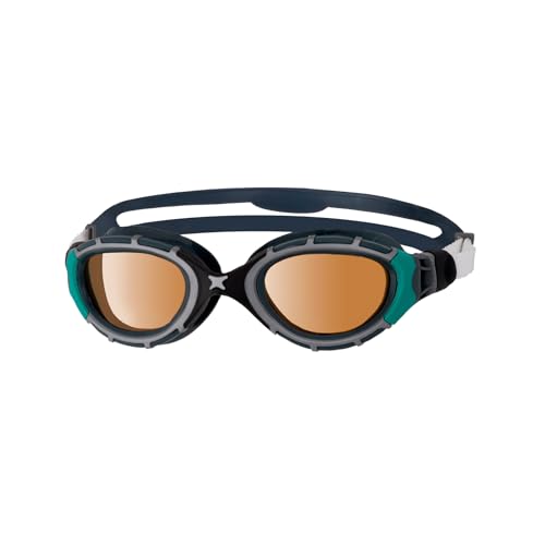 Zoggs Predator Flex Polarized Ultra – Regular Fit – Schwarz/Grün/Polarisiertes Kupfer Schwimmbrille, Einheitsgröße Zoggs Predator Flex Polarized Ultra – Regular Fit – Schwarz/Grün/Polarisiertes Kupfer Schwimmbrille, Einheitsgröße von Zoggs