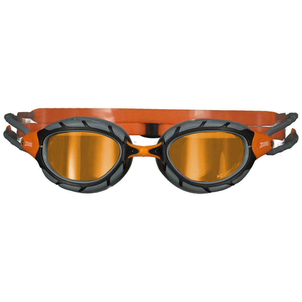 Zoggs Predator Pol Ultra Adult Goggles Orange,Grau Small von Zoggs