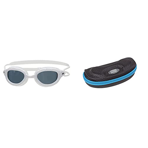 Zoggs Predator White/Smoke Regular Fit Elite Goggle Case von Zoggs