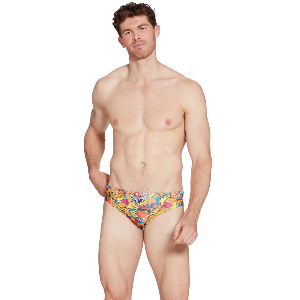 Zoggs Printed 6.5 E Plus Swimming Brief Mehrfarbig 30 Mann von Zoggs