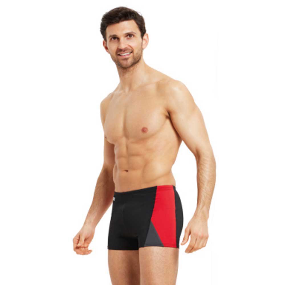 Zoggs Prism Hip Racer Ecolast+ Swimming Shorts Schwarz S Mann von Zoggs