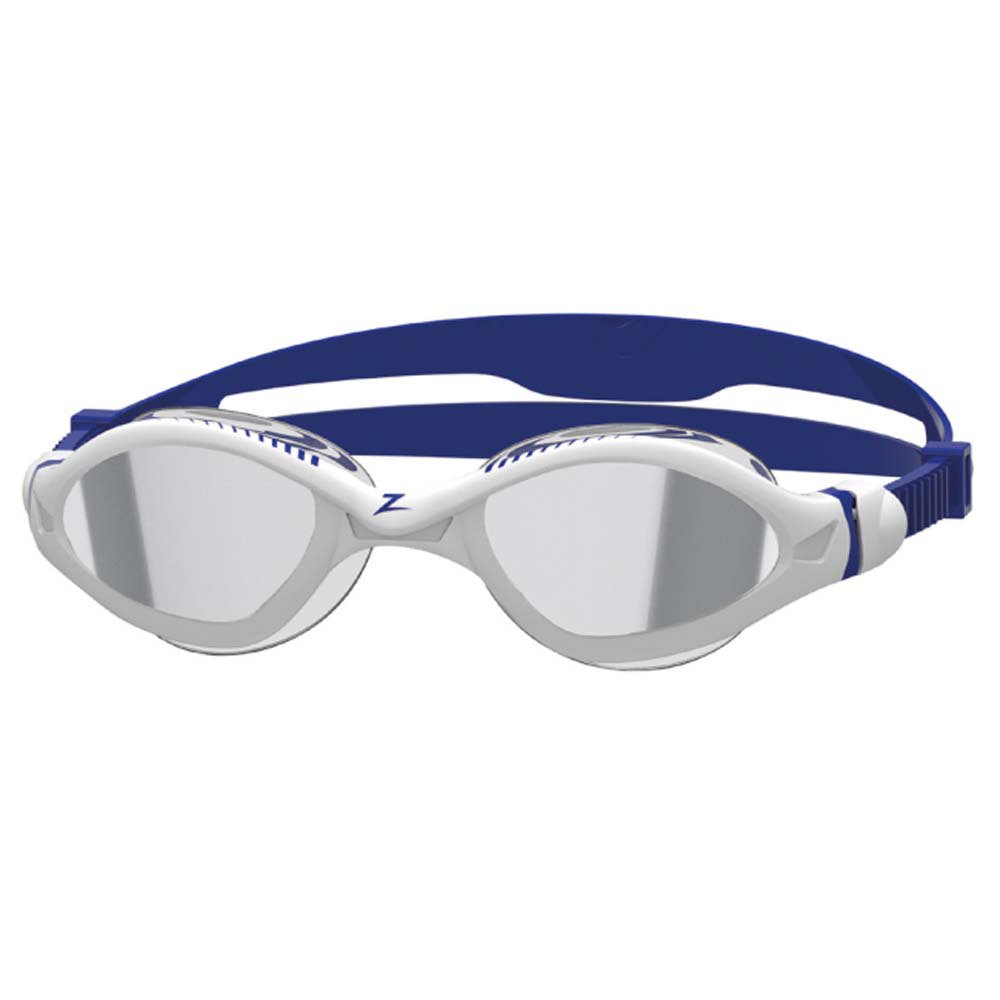 Zoggs Tiger Lsr+ Mirror Swimming Goggles Weiß,Blau Small von Zoggs