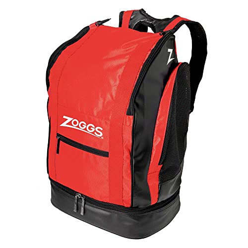 Zoggs Tour Back Pack, 40 Stück, Erwachsene, Unisex, Rot (Rot), Einheitsgröße von Zoggs