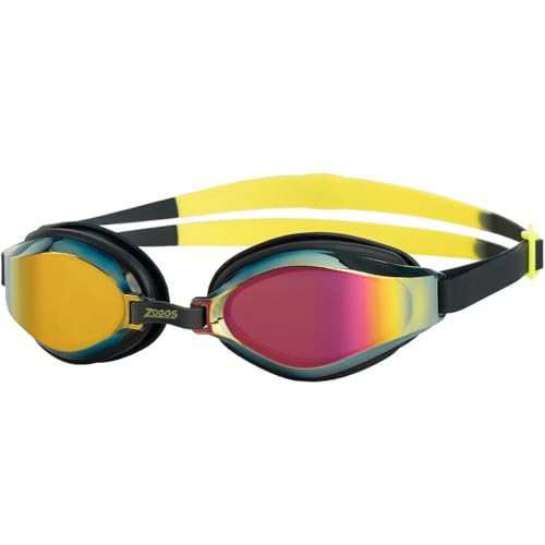 Zoggs Unisex-Adult Endura Max Swimming Goggles, Black/Yellow/Mirrored Violet Zoggs Unisex-Adult Endura Max Swimming Goggles, Black/Yellow/Mirrored Violet von Zoggs