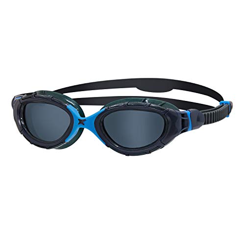 Zoggs Unisex-Flex Schwimmbrille, Grau/Blau/Geräucherte Tönung, Small Zoggs Unisex-Flex Schwimmbrille, Grau/Blau/Geräucherte Tönung, Small von Zoggs