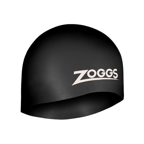 Zoggs Unisex – Erwachsene Easy-fit Silicone Cap Badekappe, Schwarz, One Size Zoggs Unisex – Erwachsene Easy-fit Silicone Cap Badekappe, Schwarz, One Size von Zoggs