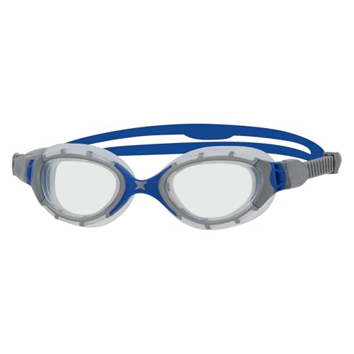 Zoggs Unisex Flex-Smaller Fit Schwimmbrillen, Grey/Blue/Clear, Kleiner Zoggs Unisex Flex-Smaller Fit Schwimmbrillen, Grey/Blue/Clear, Kleiner von Zoggs