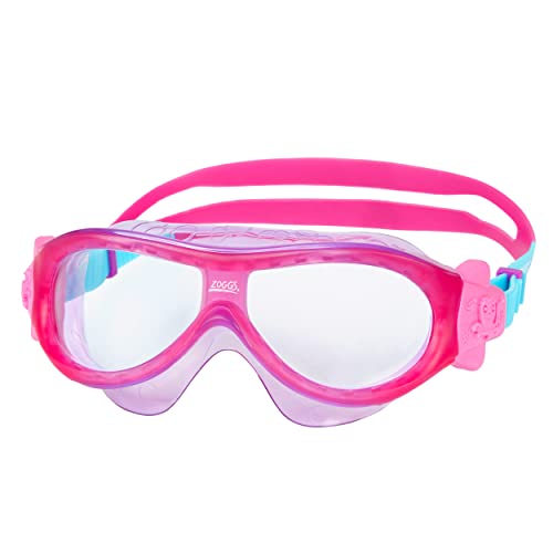Zoggs Kinder Phantom Maske mit UV-Schutz und Antibeschlag-Schwimmbrille, Rosa/Lila/Aqua, 0-6 Jahre Zoggs Kinder Phantom Maske mit UV-Schutz und Antibeschlag-Schwimmbrille, Rosa/Lila/Aqua, 0-6 Jahre von Zoggs