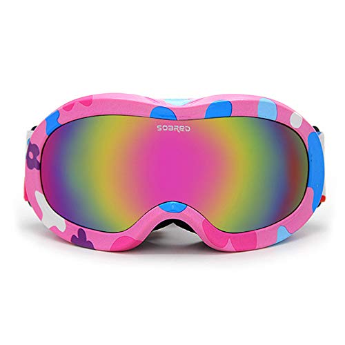 ZoliTime Kinder Skibrille 3-8 Jahre alte Farbe Anti-Fog und 100% Anti-UV-Skischutz für Kinder geeignet für Jungen und Mädchen von ZoliTime