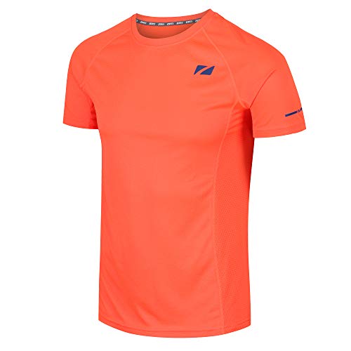 ZONE3 Herren Activ Lite T-Shirt Medium Neonorange/Haustier von ZONE3