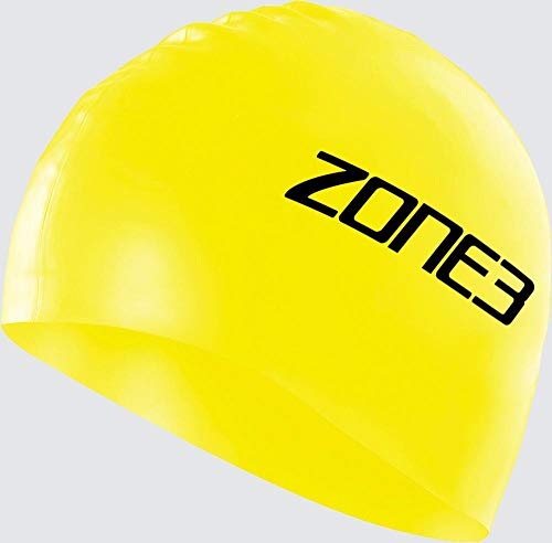 ZONE3 429857292 Silikon-Badekappe, gelb, One Size von ZONE3