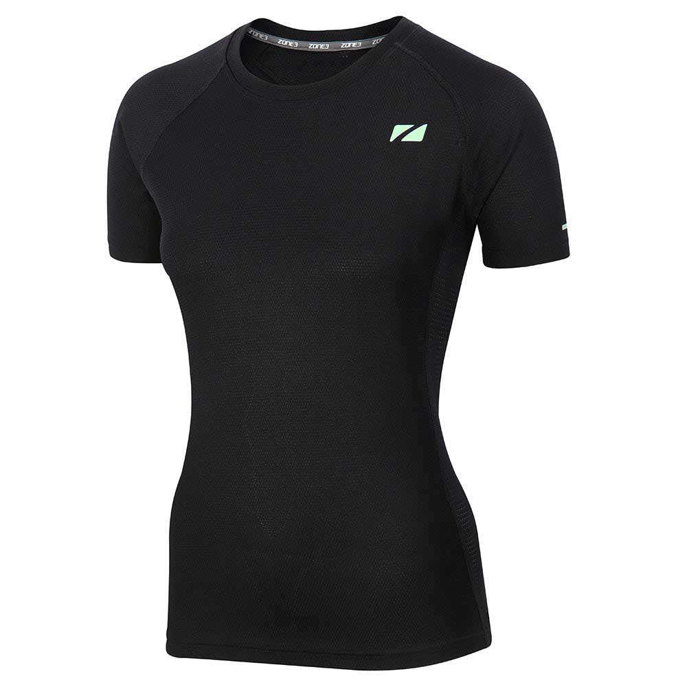 Zone3 Active Technical Lite Short Sleeve T-shirt Schwarz L Frau von Zone3