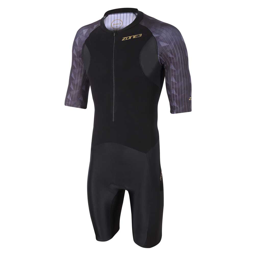 Zone3 Lava Short Sleeve Trisuit Schwarz S Mann von Zone3