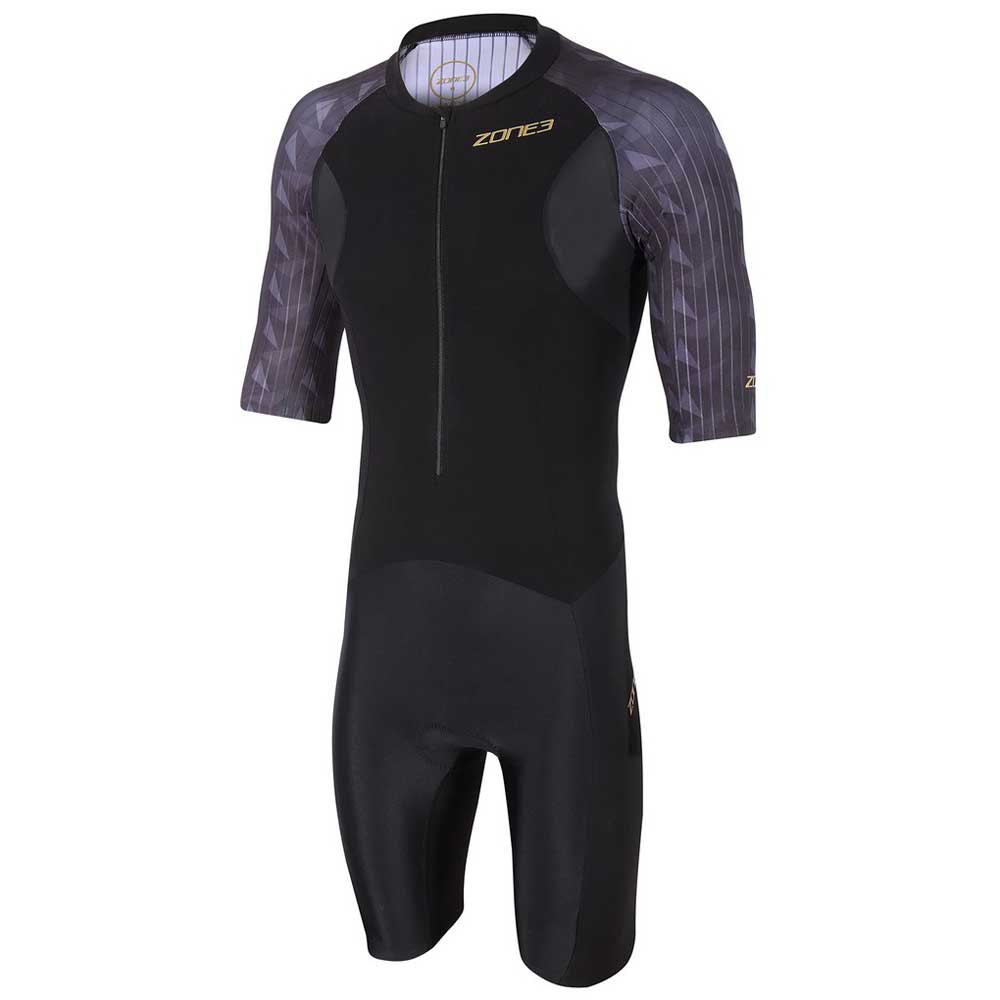 Zone3 Lava Short Sleeve Trisuit Schwarz XS Mann Zone3 Lava Short Sleeve Trisuit Schwarz XS Mann von Zone3