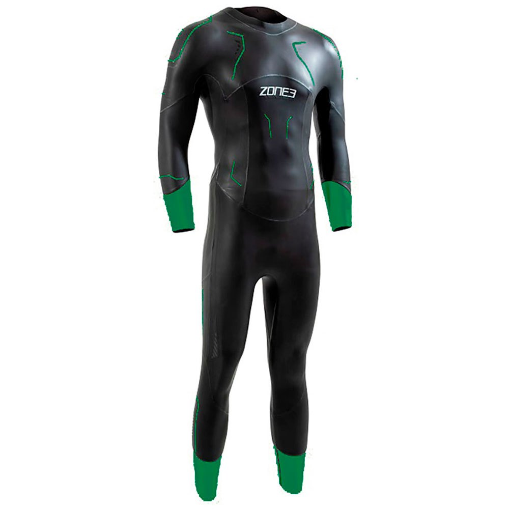 Zone3 Terraprene Vision Long Sleeve Neoprene Wetsuit Schwarz ML von Zone3