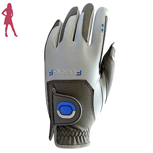 ZOOM Weather Damen Golfhandschuh LH charcoal/silber/blau ZOOM Weather Damen Golfhandschuh LH charcoal/silber/blau von Zoom