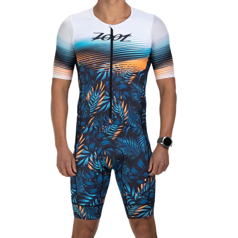 Zoot Ltd Tri Aero Racesuit Short Sleeve Trisuit Mehrfarbig S Mann von Zoot